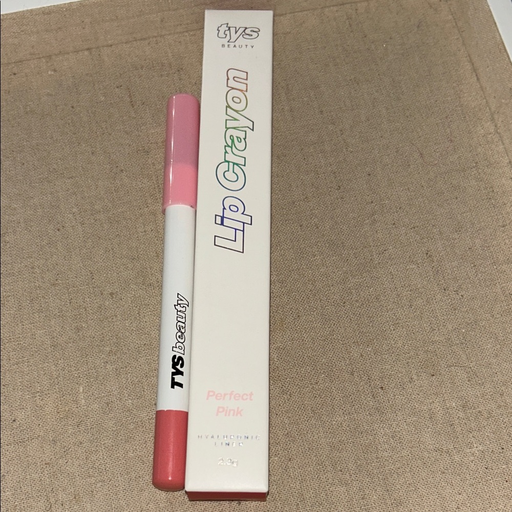 TYS Beauty Perfect Pink Lip Crayon Hyaluronic Liner NEW NIB